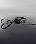 Coquette Pleasure Collection Pleasure Collection Gunmetal Glam Collar & Leash w/Removable Chain - Image 2