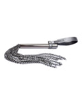 Coquette Pleasure Collection Pleasure Collection Gunmetal Glam Mini Whip w/Metal Chain Strands