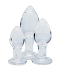 Clarity Clarity Glass Dildo 3 Piece Kit - Utopian Trinity - Image 3