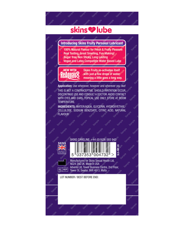 Creative Conceptions Skins Water Based Lubricant - 5 ml Foil Mango & Passionfruit