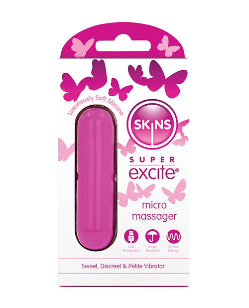 Skins Excite Skins Super Excited Petite Vibrator - Pink