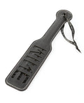 Sei Mio Sei Mio You're All Mine Impression Spanking Paddle - Black - Image 3