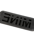 Sei Mio Sei Mio You're All Mine Impression Spanking Paddle - Black - Image 4