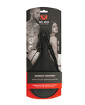 Sei Mio Sei Mio Roundly Chastised Broad Circular Spanking Paddle - Black