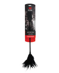 Sei Mio Sei Mio Slap & Tickle Dual Ended Crop & Tickler - Black