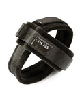 Sei Mio Sei Mio Cross Purposes Unique Over-Wrap Cross Cuff Restraints - Black - Image 3