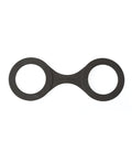 Sei Mio Sei Mio Handi Cuffs Super Strong Silicone Restraints - Large, Black - Image 4