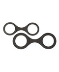 Sei Mio Sei Mio Handi Cuffs Super Strong Silicone Restraints - Large, Black - Image 2