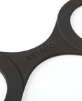 Sei Mio Sei Mio Handi Cuffs Super Strong Silicone Restraints - Large, Black - Image 5