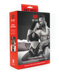 Sei Mio Sei Mio Cocked & Loaded Advanced Strap-On Harness & 6.5" Dildo - Black