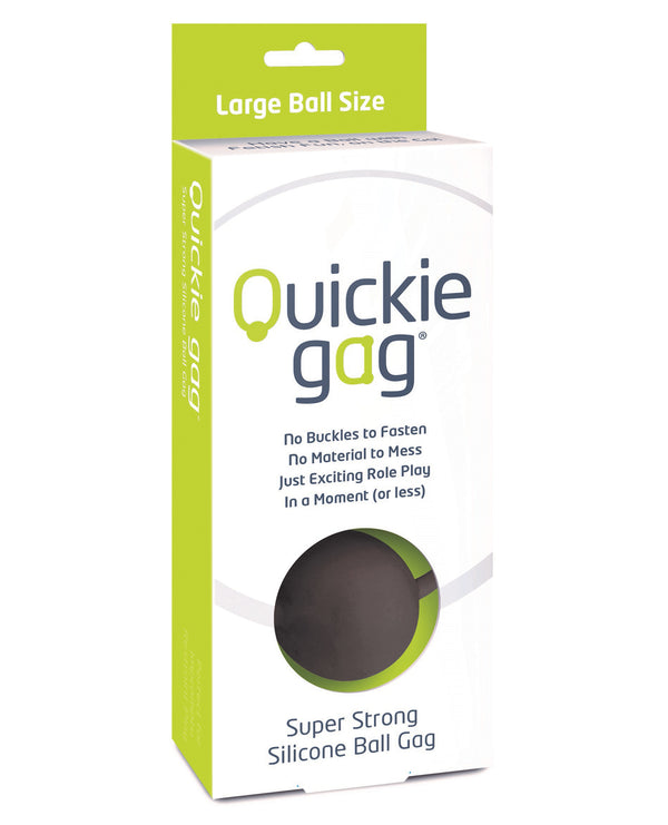 Quickie Gag Quickie Ball Gag Large - Black