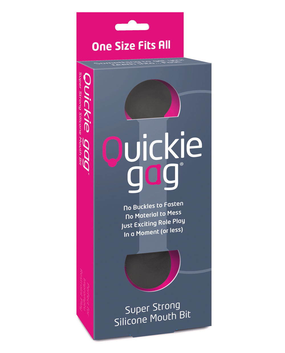Quickie Gag Quickie Bit Gag One Size - Black