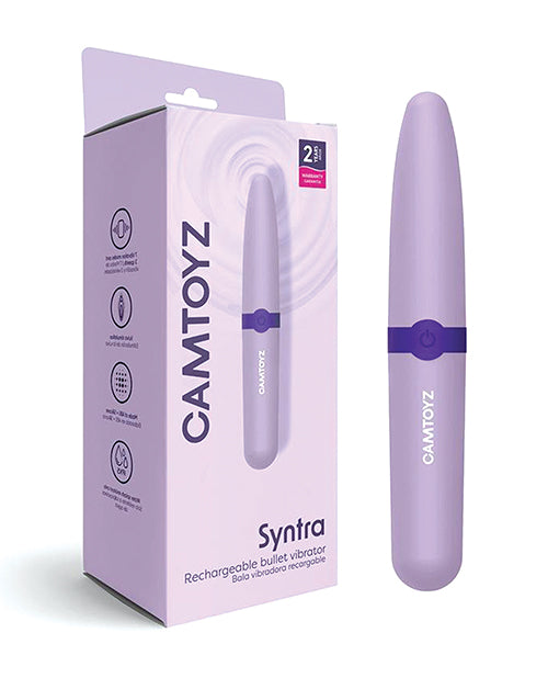 Not Regular Toys Camtoyz Syntra Rechargeable Bullet - Purple