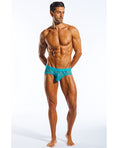 Cocksox Cocksox Mesh Contour Pouch Sports Brief Tonic Blue SM - Image 4