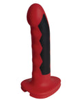 ElectraStim ElectraStim Silicone Fusion Komodo Dildo - Red/Black - Image 2