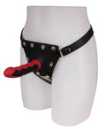 ElectraStim ElectraStim Silicone Fusion Komodo Dildo - Red/Black - Image 3