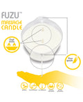 Fuzu Fuzu Massage Candle - 4 oz Fiji Dates & Lemon Peel - Image 3
