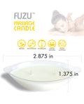 Fuzu Fuzu Massage Candle - 4 oz Fiji Dates & Lemon Peel - Image 4