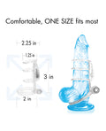 Doctor Love Doctor Love's Zinger Dual Vibrating Cock Cage - Clear - Image 2