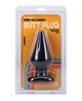 Doc Johnson Classic Butt Plug - Large Black