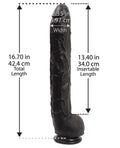 Doc Johnson Dick Rambone Cock - Black - Image 4