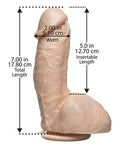 The Realistic Cock Squirting Realistic Cock w/Splooge Juice - Flesh - Image 3