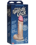 UR3 Realistic 6" ULTRASKYN Cock w/Balls - White - Image 3
