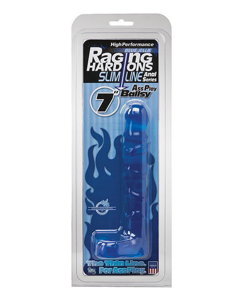Raging Hard Ons Raging Hard Ons Slimline 7" Ballsy - Blue Jelly