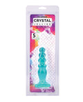 Not Regular Toys Crystal Jellies Anal Delight 5" - Teal