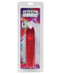 Crystal Jellies Crystal Jellies 8" Classic Dildo - Pink