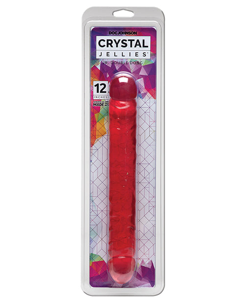 Crystal Jellies Crystal Jellies 12" Jr. Double Dong - Pink