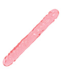 Crystal Jellies Crystal Jellies 12" Jr. Double Dong - Pink - Image 2