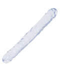 Crystal Jellies Crystal Jellies 12" Jr. Double Dong - Clear - Image 2
