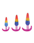 Not Regular Toys Crystal Jellies Anal Trainer Set - Rainbow - Image 3