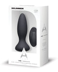 A-Play A Play Rechargeable Silicone Adventurous Anal Plug w/Remote - Black