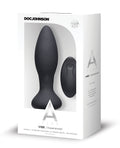A-Play A Play Rechargeable Silicone Experienced Anal Plug w/Remote - Black