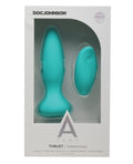 A-Play A Play Thrust Adventurous Rechargeable Silicone Anal Plug w/Remote - Teal - Image 2