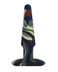 A-Play A Play 5" Groovy Silicone Anal Plug - Camouflage - Image 2