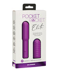 Pocket Rocket Pocket Rocket Elite Rechargeable w/Removable Sleeve - Purple