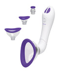 Bloom Bloom Intimate Body Automatic Vibrating Rechargeable Pump - Purple/White - Image 2