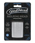 GoodHead GoodHead Helping Head Ultimate BJ Helper 2" Masturbator - Clear