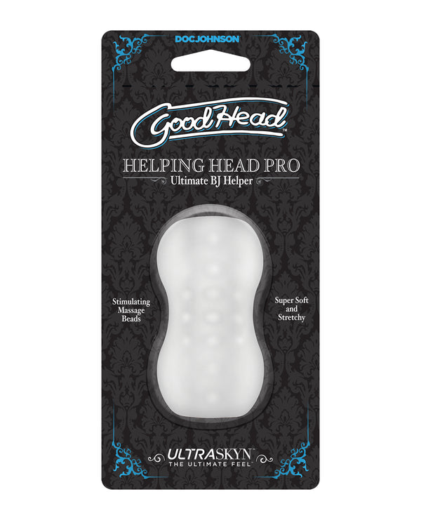 GoodHead GoodHead Helping Head Pro ULTRASKYN Stroker - Frost
