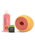 GoodHead GoodHead Grapefruit Blowjob Set Includes Stroker & Slick Head Glide - 1 oz Bottle Grapefruit - Image 2