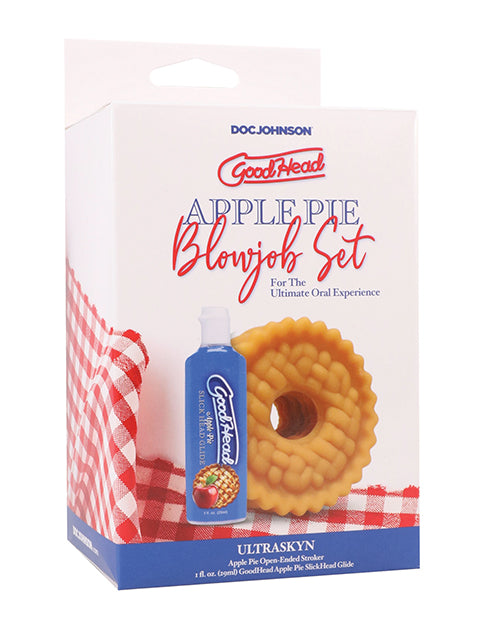GoodHead GoodHead - Apple Pie Blowjob Set Includes Stroker & Slick Head Glide - 1 oz Bottle Apple Pie