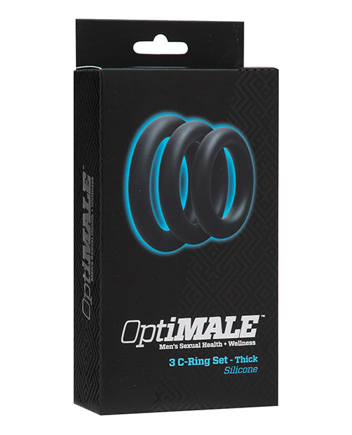 OptiMale OptiMale C Ring Kit Thick - Black