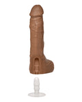 Bust It Bust It Squirting Realistic Cock w/1 oz Nut Butter - Brown - Image 3