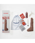 Bust It Bust It Squirting Realistic Cock w/1 oz Nut Butter - Brown - Image 4