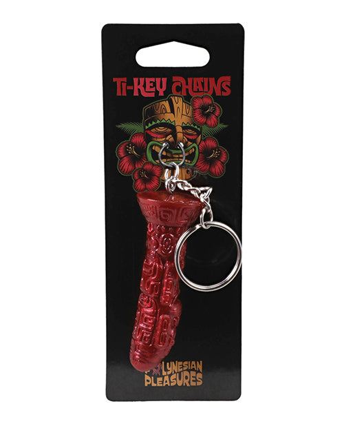 Not Regular Toys Polynesian Pleasures TI-Key Chains - Lele Lele Air Idol - Wood Bronze
