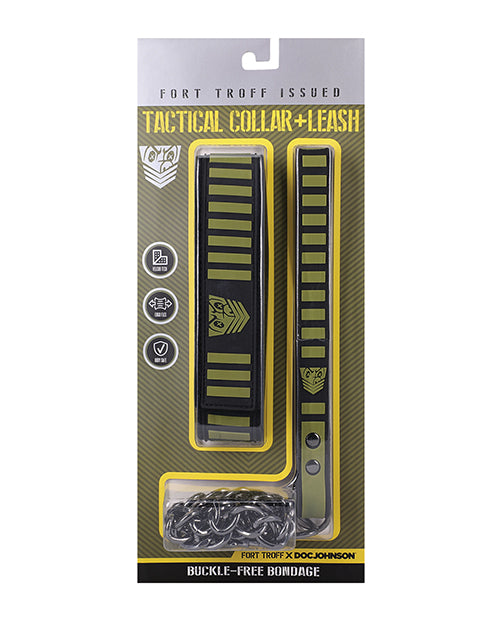 Fort Troff Fort Troff Tactical Collar & Leash - Black/Green