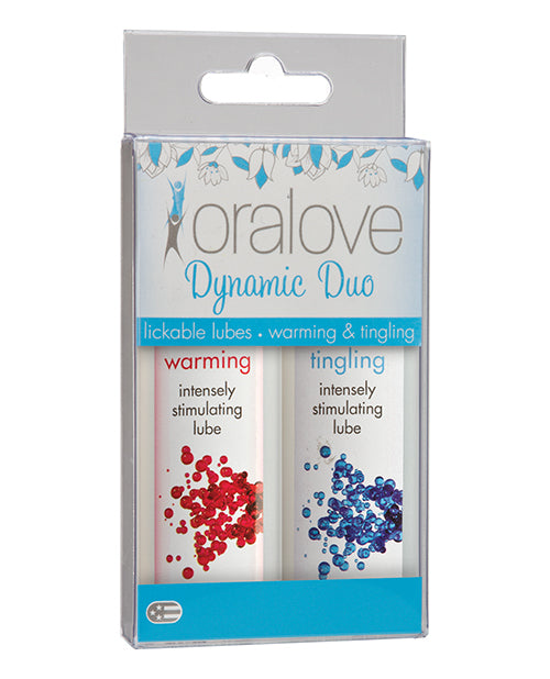 Oralove Oralove Delicious Duo Flavored Lube - Warming & Tingling